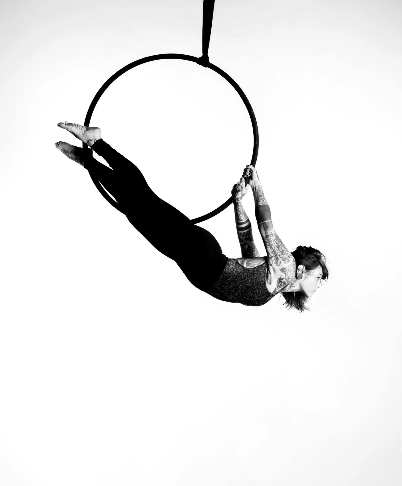 Dynamische Aerial-Hoop-Figur, The Movement Chur